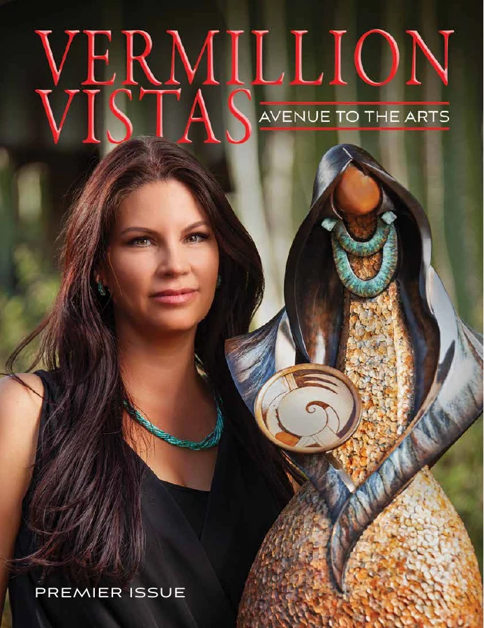 Cover of Vermillion Vistas, Avenue to the Arts, Premier Issue